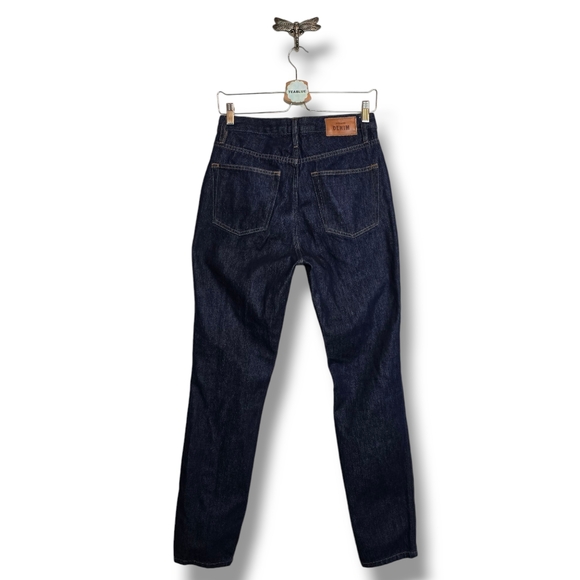 Sezane Dark Blue Indigo Denim High Rise 28 | Non stretch - Picture 3 of 13